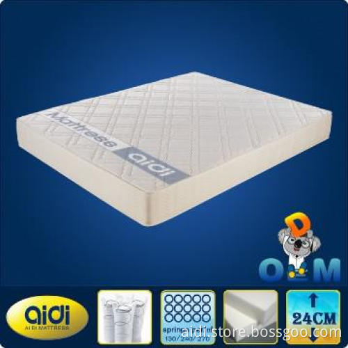 Home bed mattress,Hot sale compressed home bed spring mattress